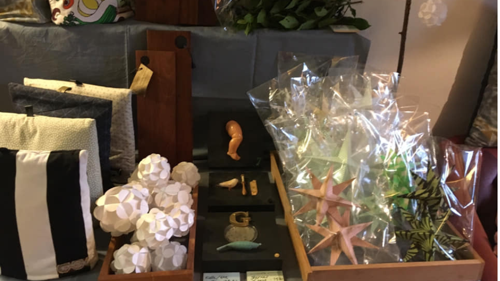 Weihnachtsmarkt im alten Rathaussal in Roskilde