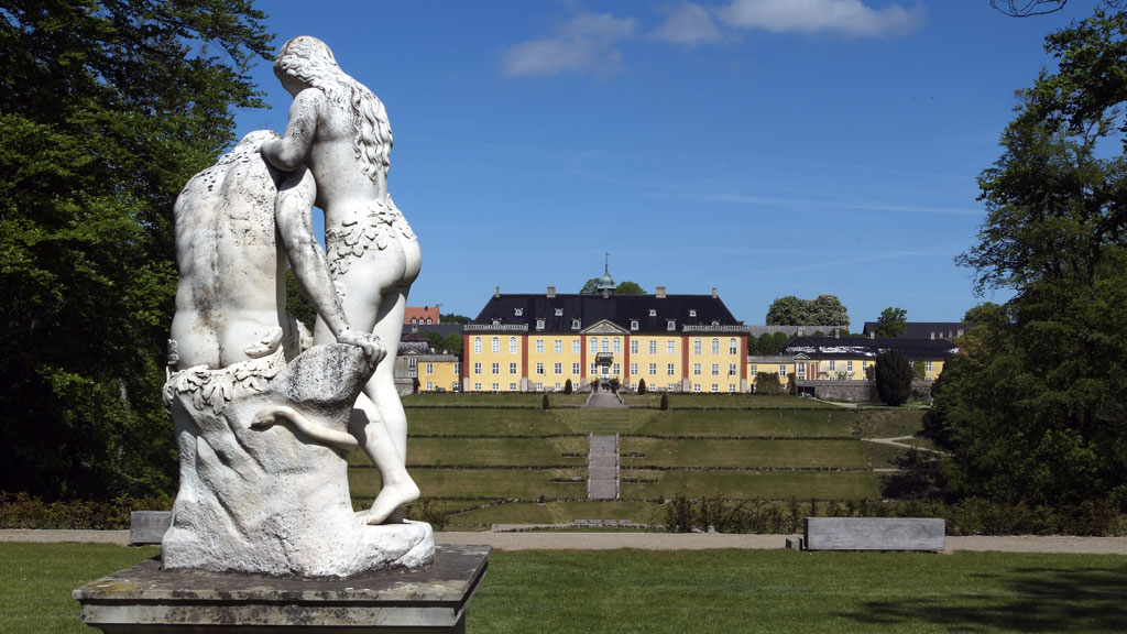 Ledreborg Palace seen from the park