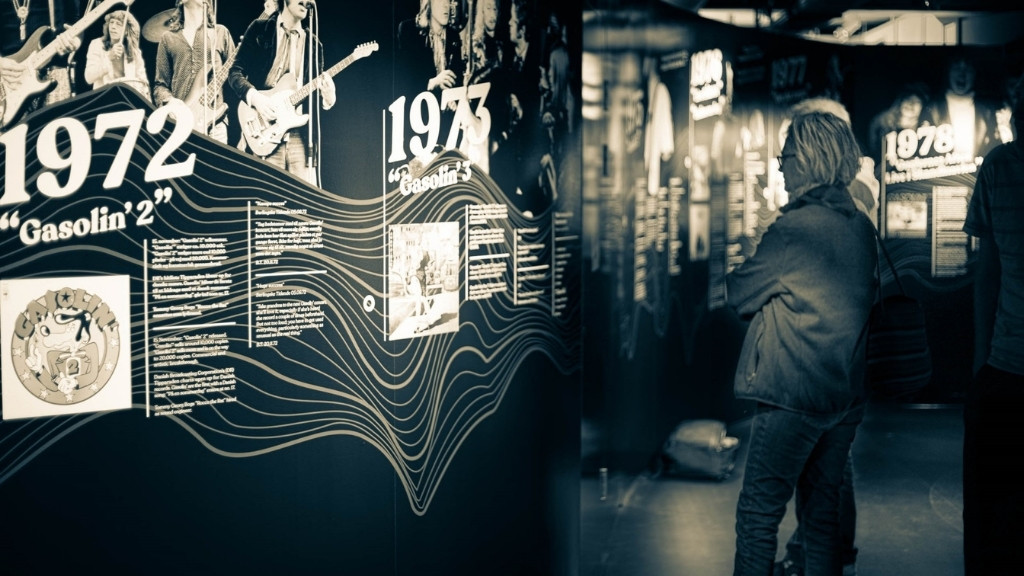 Musikudstilling på RAGNAROCK med dansk rockhistorie og Gasolin.