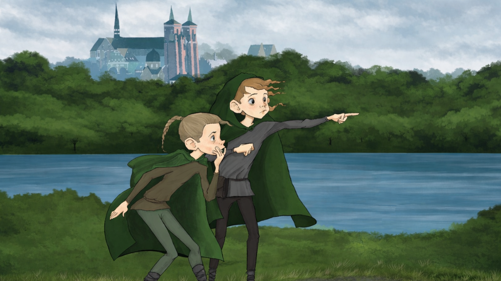 Activity booklet for children, In search of the city’s springs