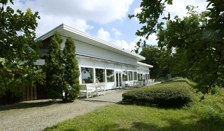 Restaurant Kalvø seen from the garden