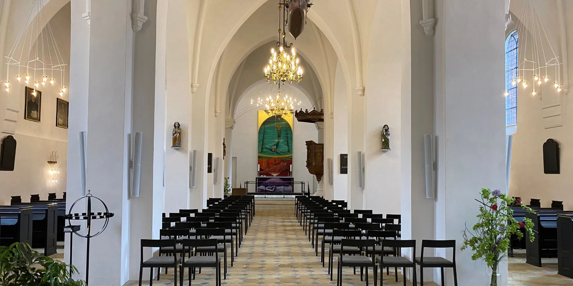 Sankt Nicolai Church towards the choir