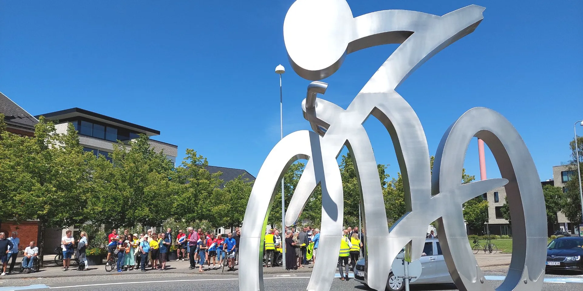 Tour de France - cykelskulptur