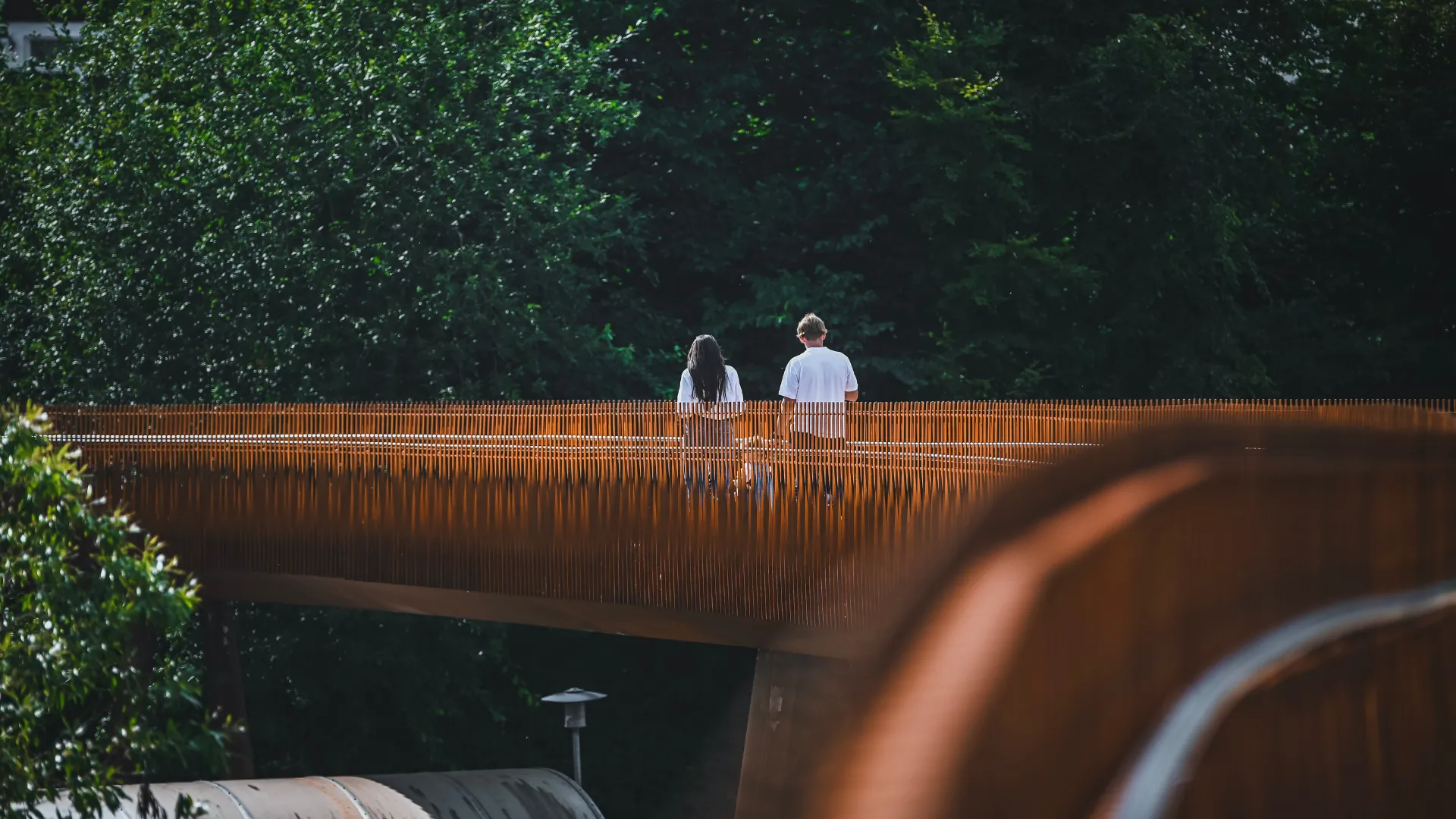 The bridge over the river valley of Grejsdalen