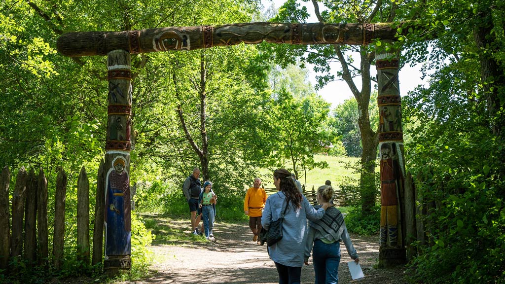 Entrance portal to Vingsted Iron Age