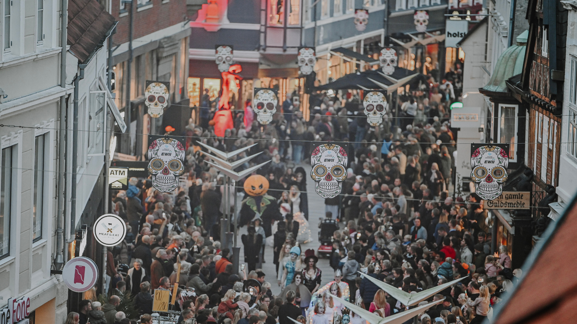 Vejle gågade til Halloween