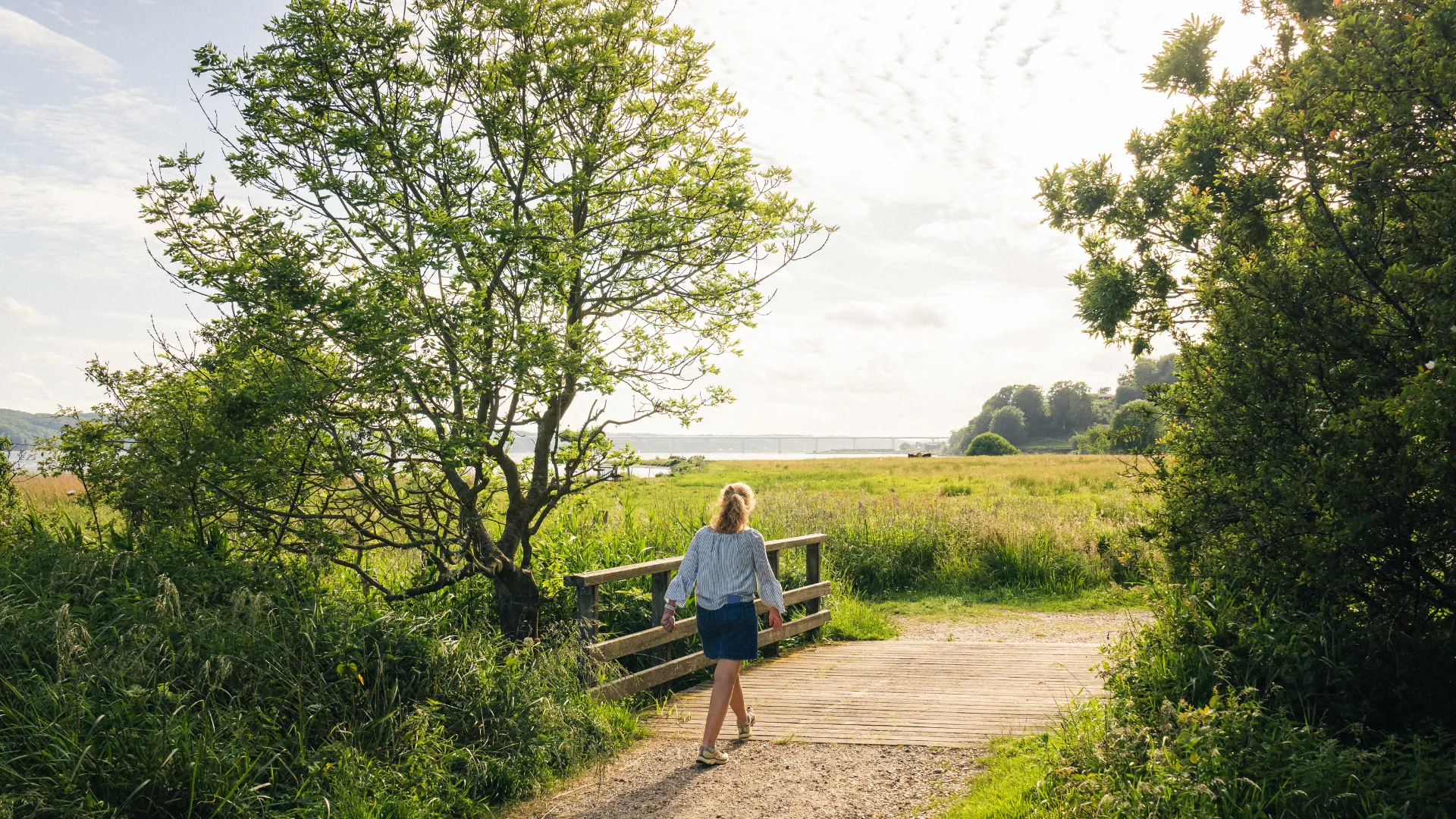 Path from Tirsbæk Manor to the beach