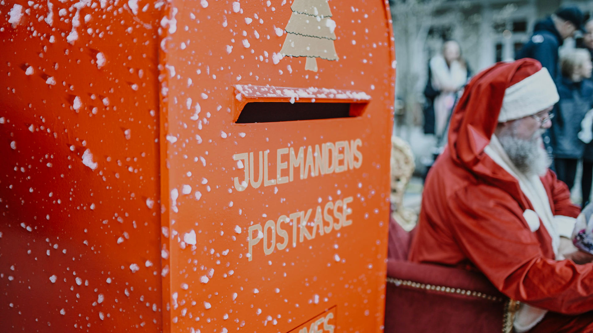 Julemandens postkasse til julemandens ankomst i Vejle