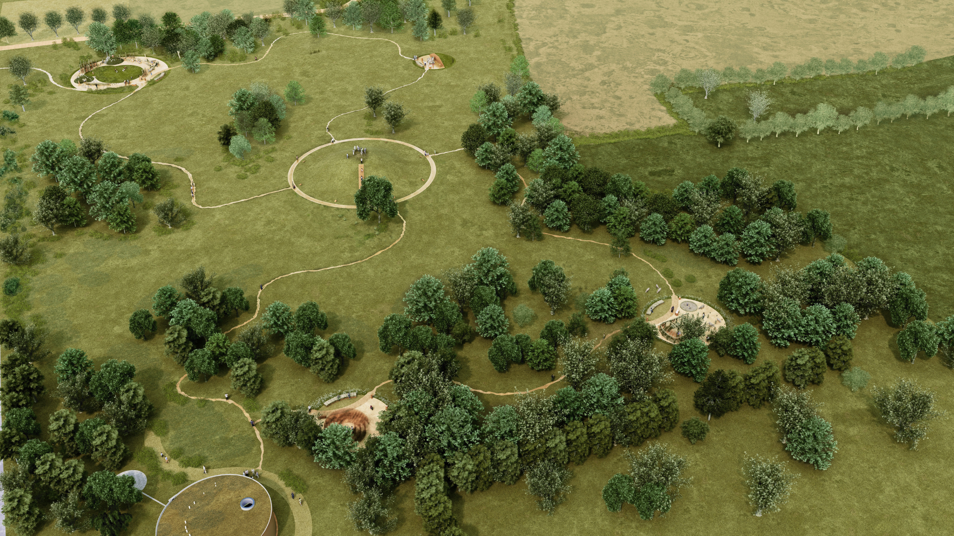 Egtved Girl’s World visualized from above