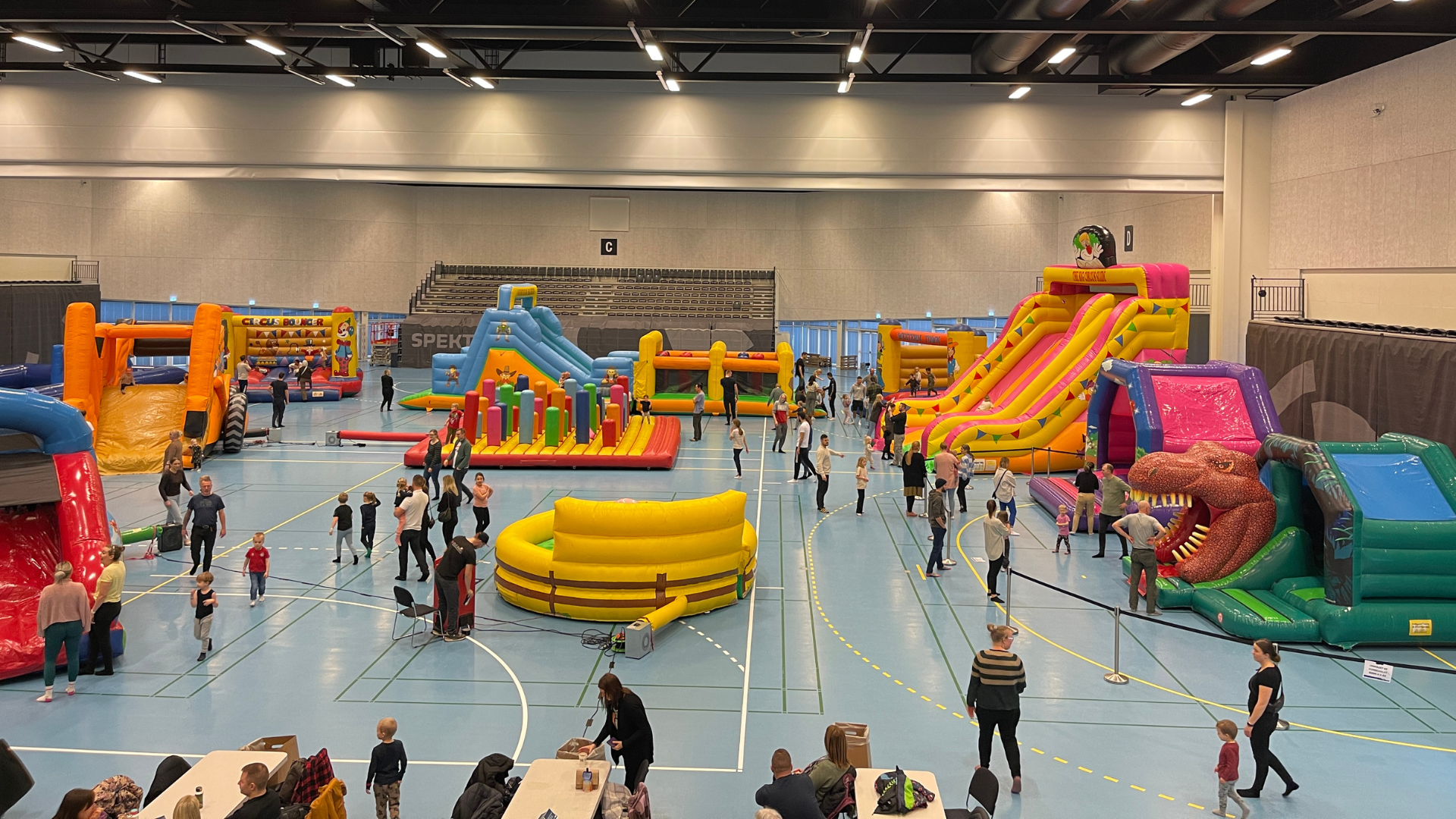 Playland at DGI Huset in Vejle during the winter holiday