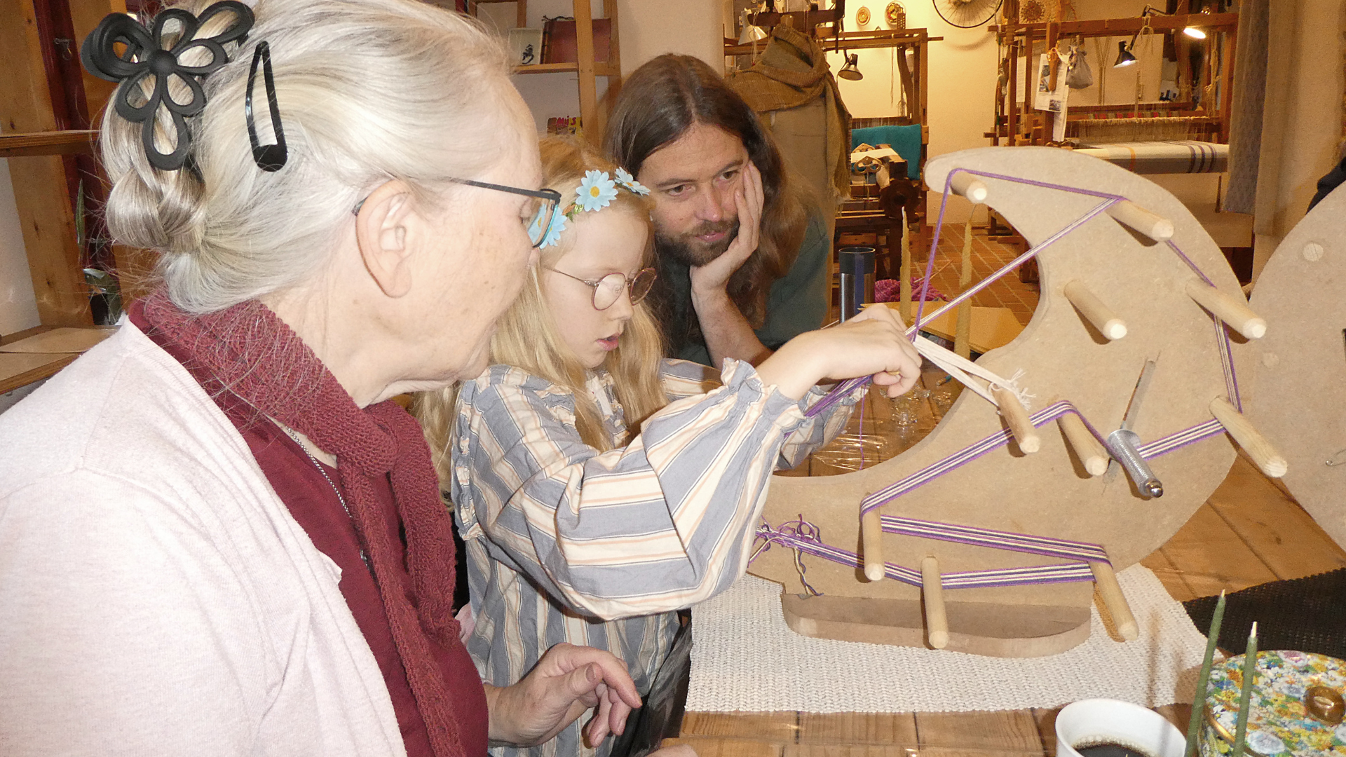 Creative workshop at Randbøldal Museum during the winter holiday