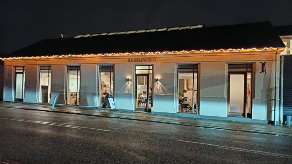 The entrance to Restaurant Kalkbrænderiet