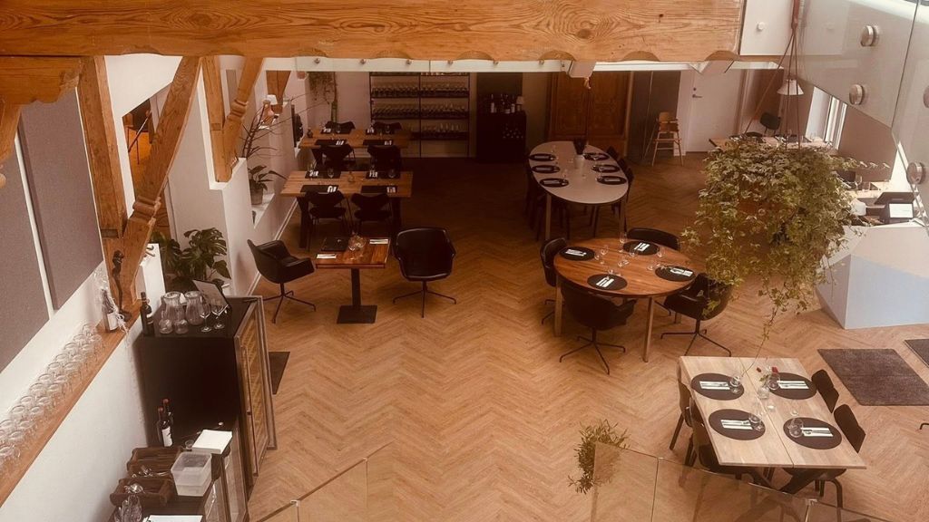 The dining area at Restaurant Kalkbrænderiet