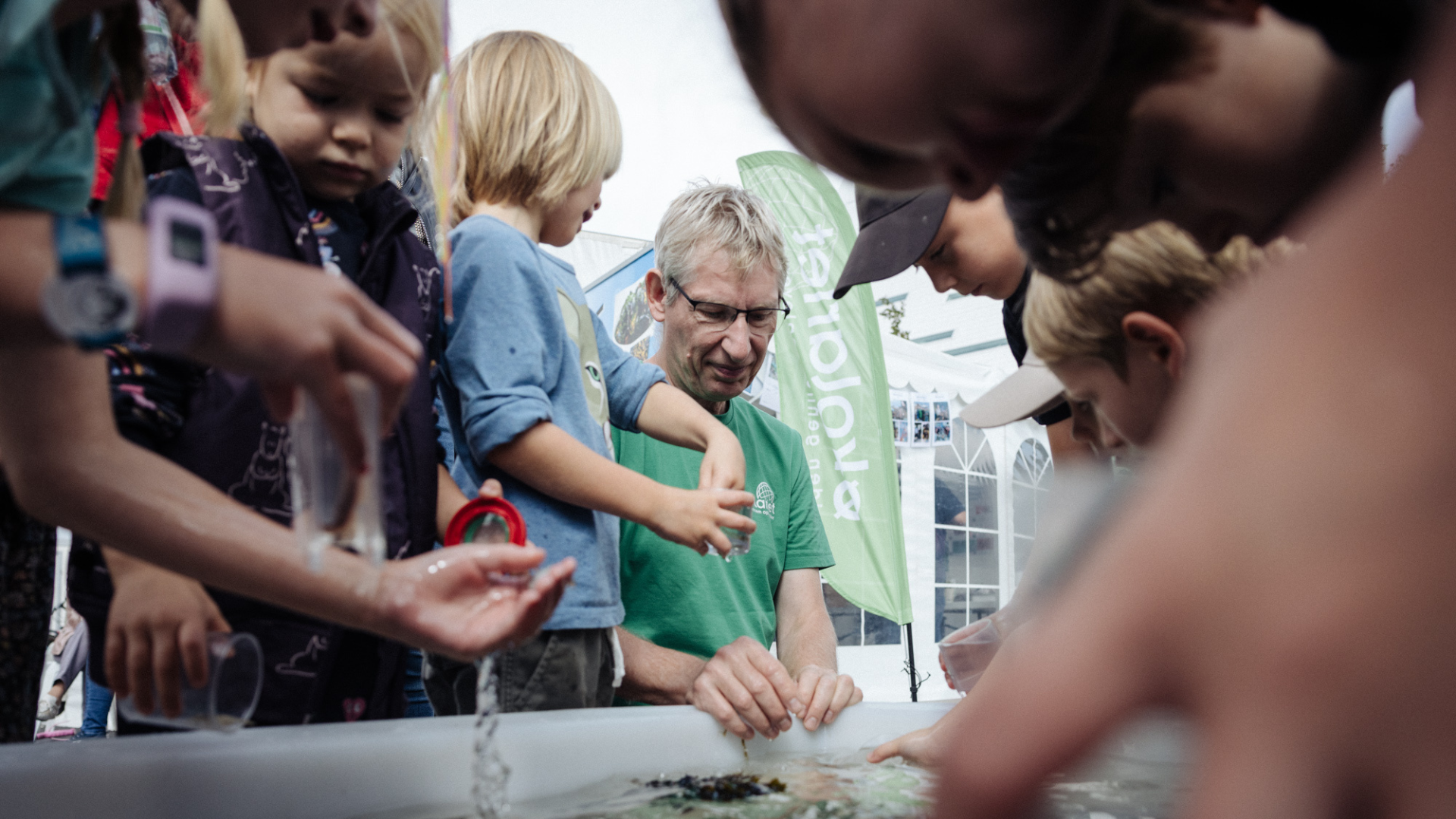 Finn vom Økolariet beim Vejle Fjordfestival