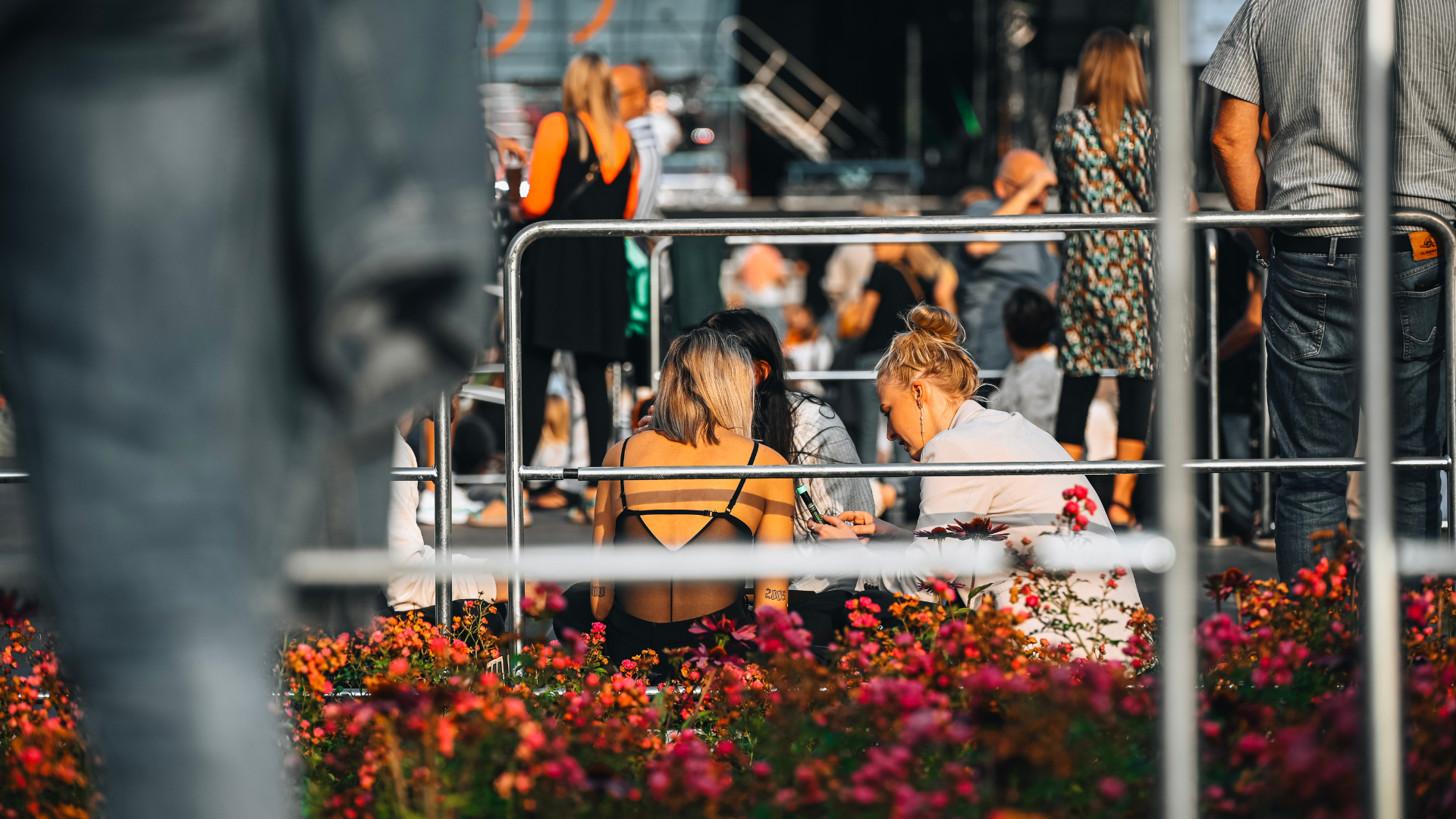 Waiting time before the Blæst concert at Rock i Byparken 2023