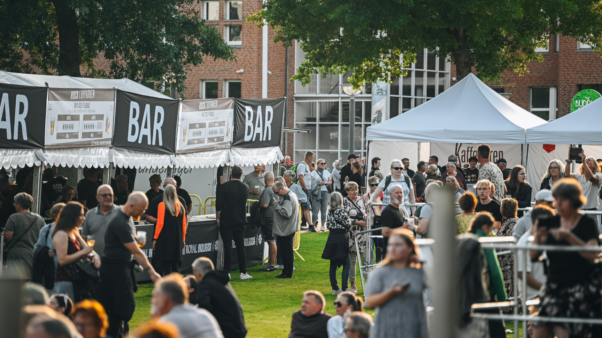 The bar in Byparken at Rock i Byparken in 2023