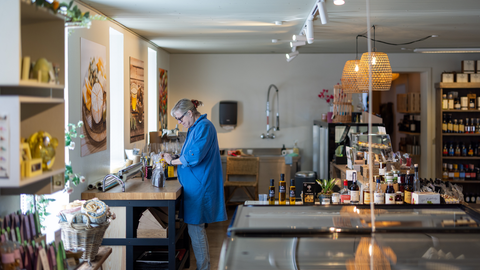 Selection at Skotsgaard Farm Shop in Bredsten