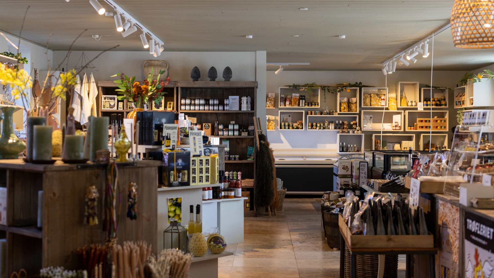 The large farm shop Skotsgaard in Bredsten near Vejle