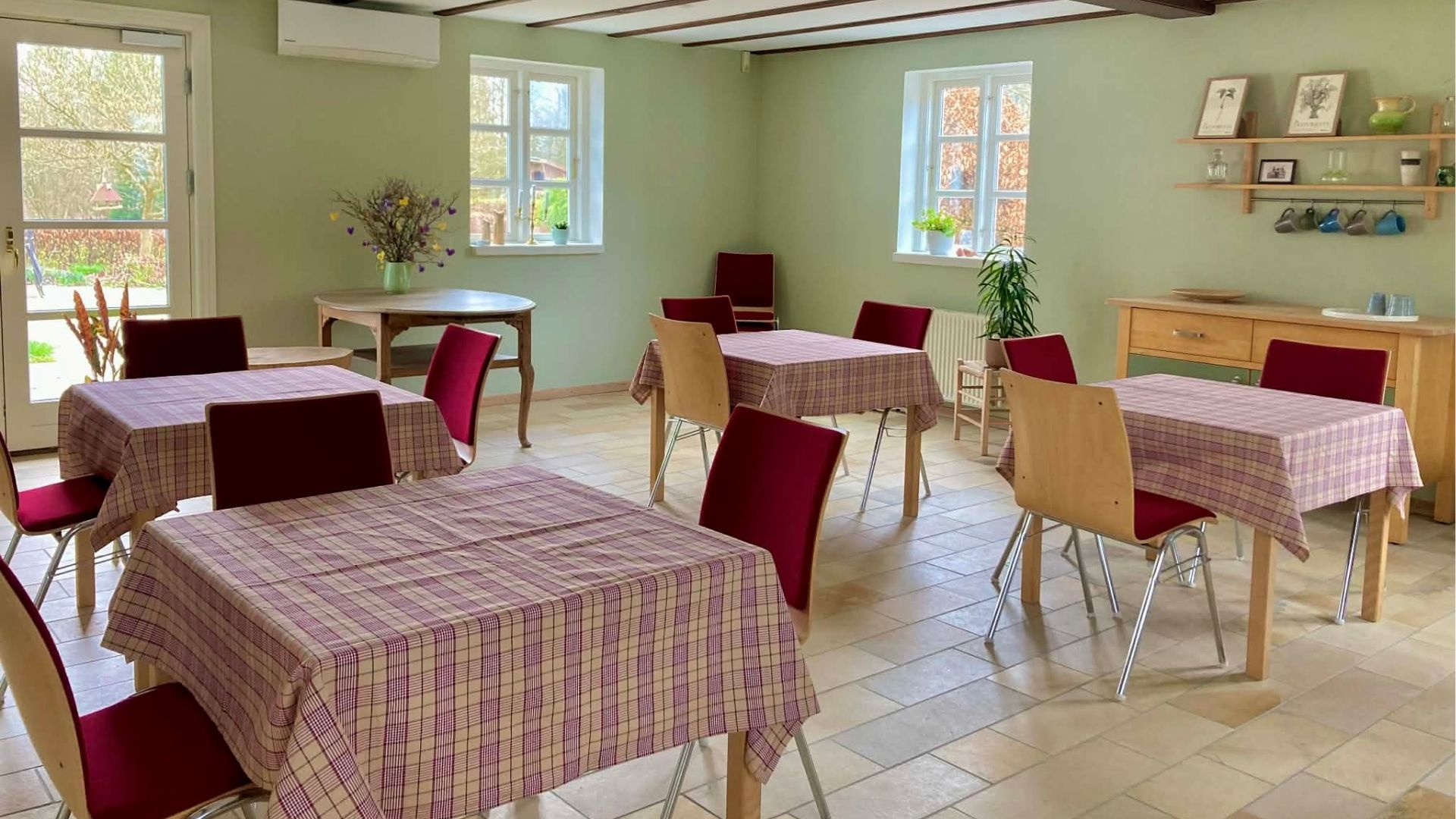 Der Gemeinschaftsraum bei Horsbjerg Natur in Give