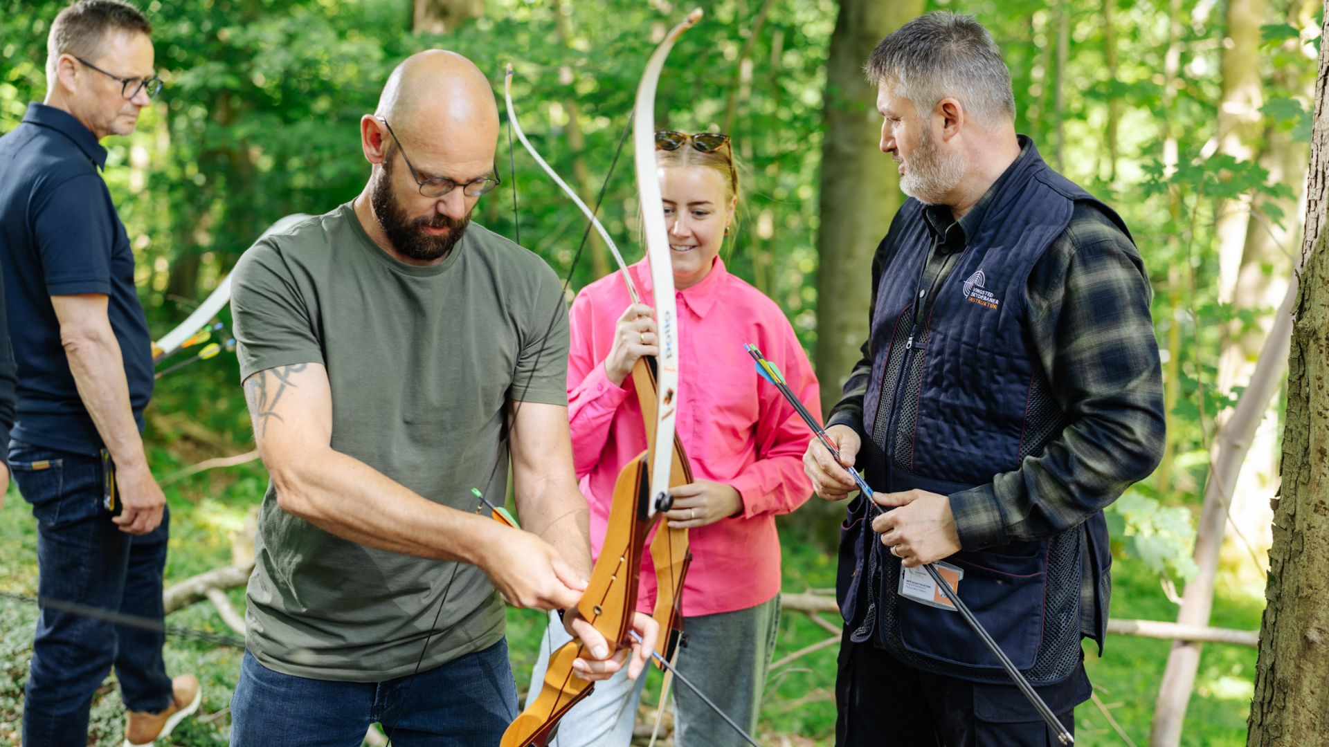 Archery event at Vingsted Skydebaner near Vejle
