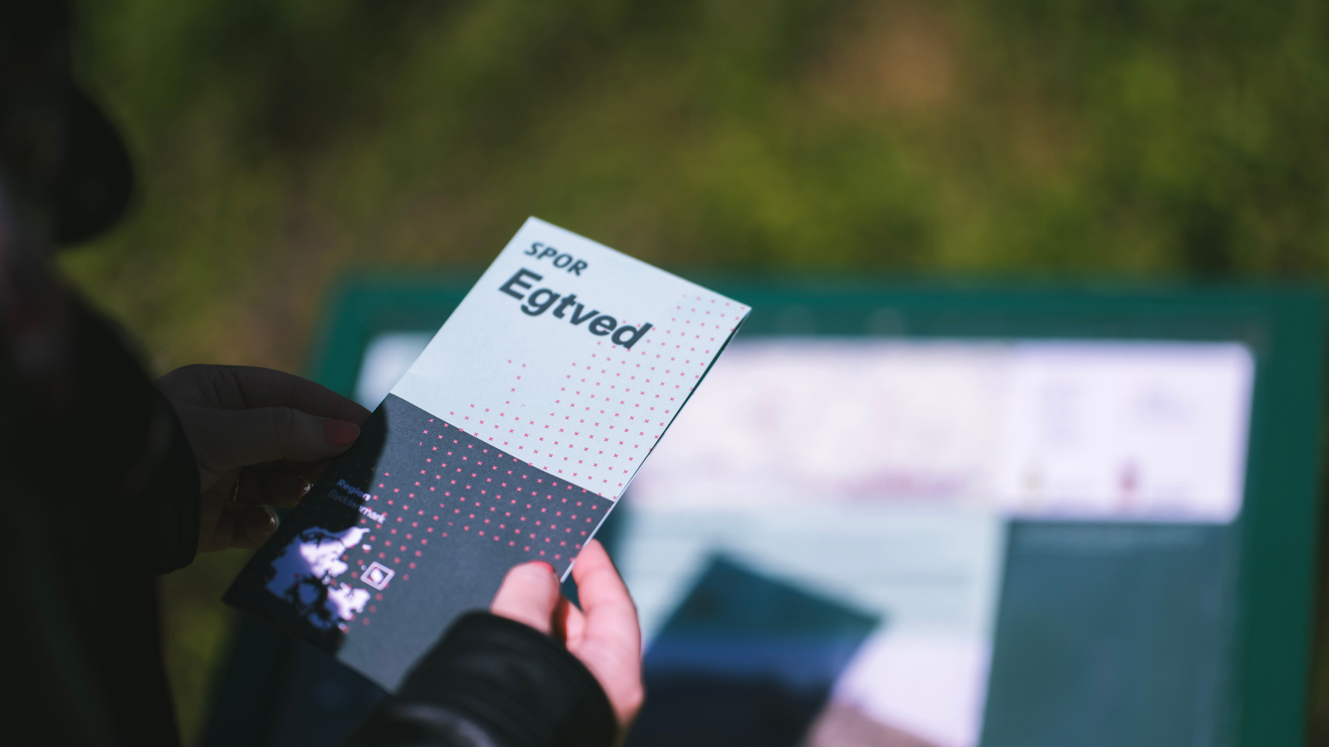 The brochure about the trails in and around Egtved