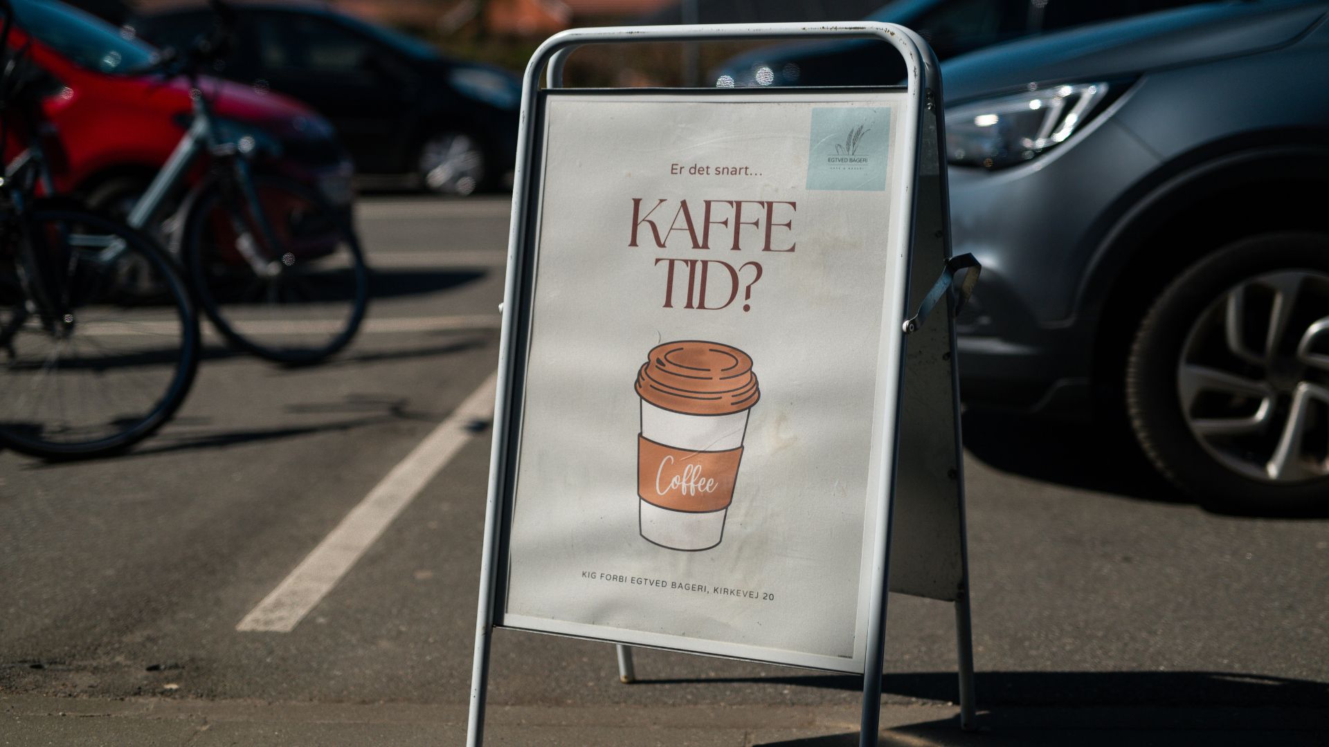 Coffee time at Egtved Bageri near Vejle