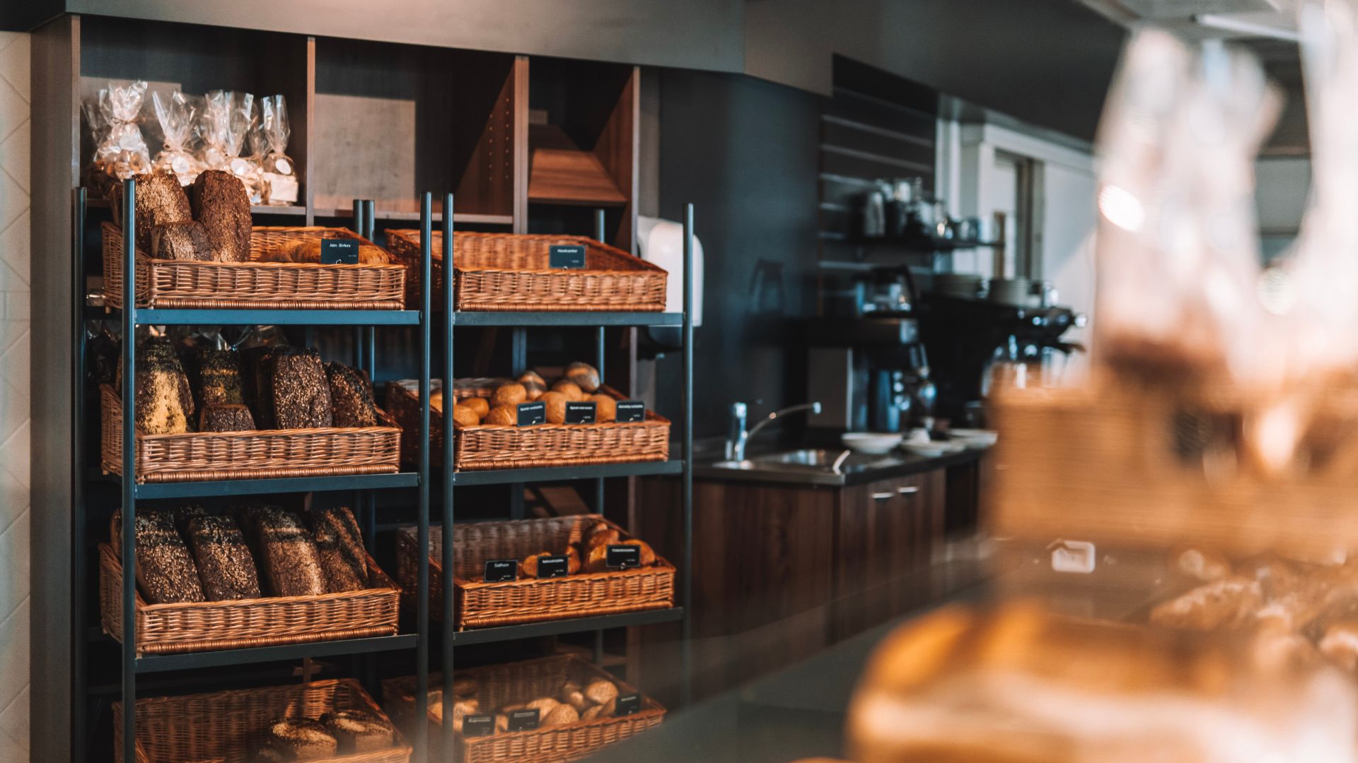 Baked goods at Egtved Bageri near Vejle