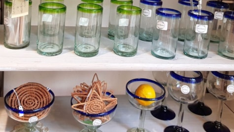 Mexicanske glas fra Fair Trade Butik Salam i Vejle gågade