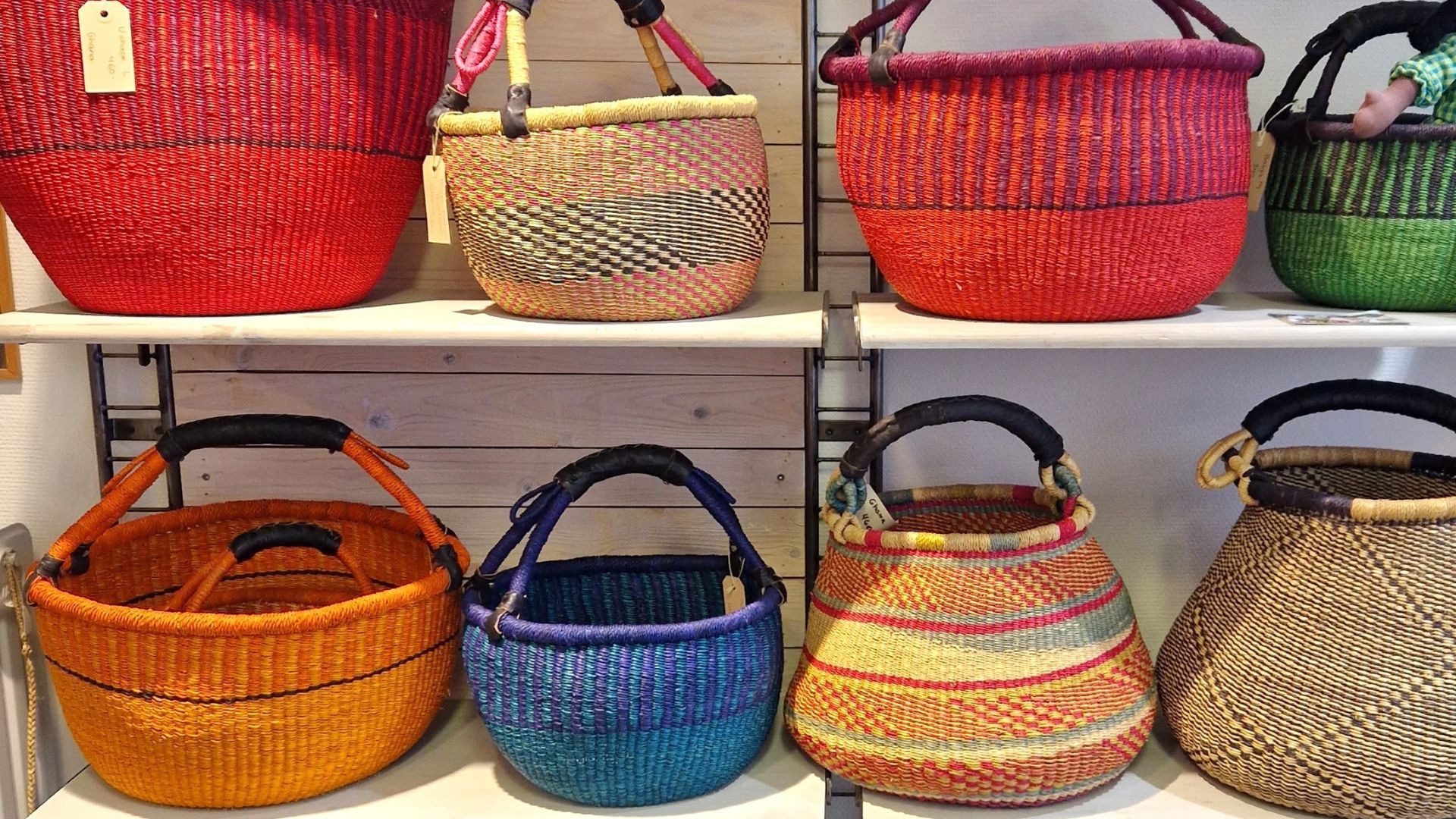 Bolga kurve i Fair Trade Butik Salam i Vejle gågade