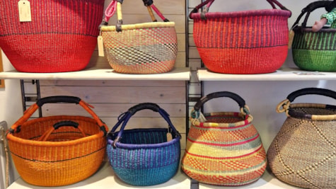Bolga kurve i Fair Trade Butik Salam i Vejle gågade