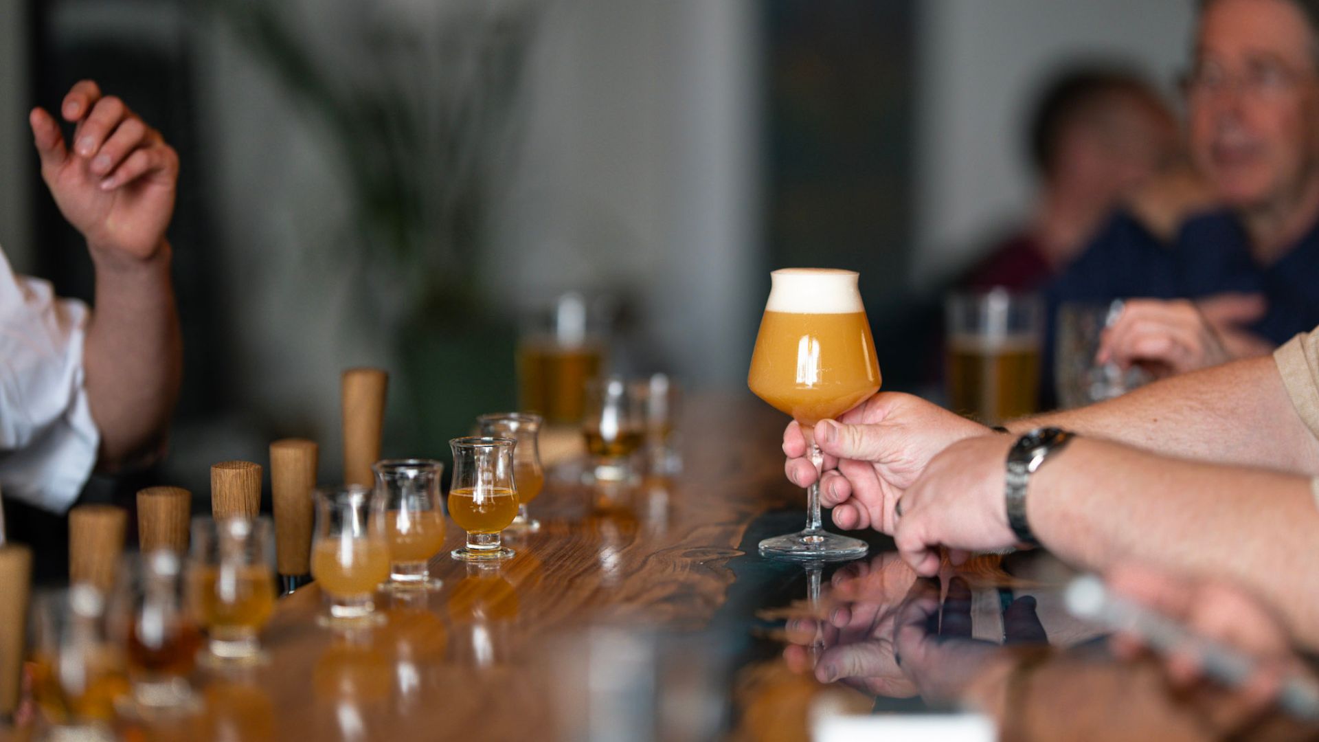 Bier an der Bar der Celt & Viking Craft Beer Bar in Vejle