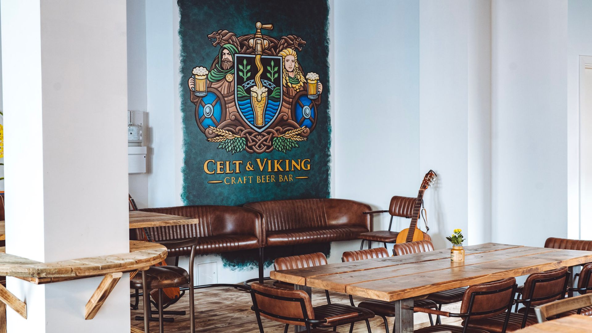 Celt & Viking Craft Beer Bar in Vejle von innen