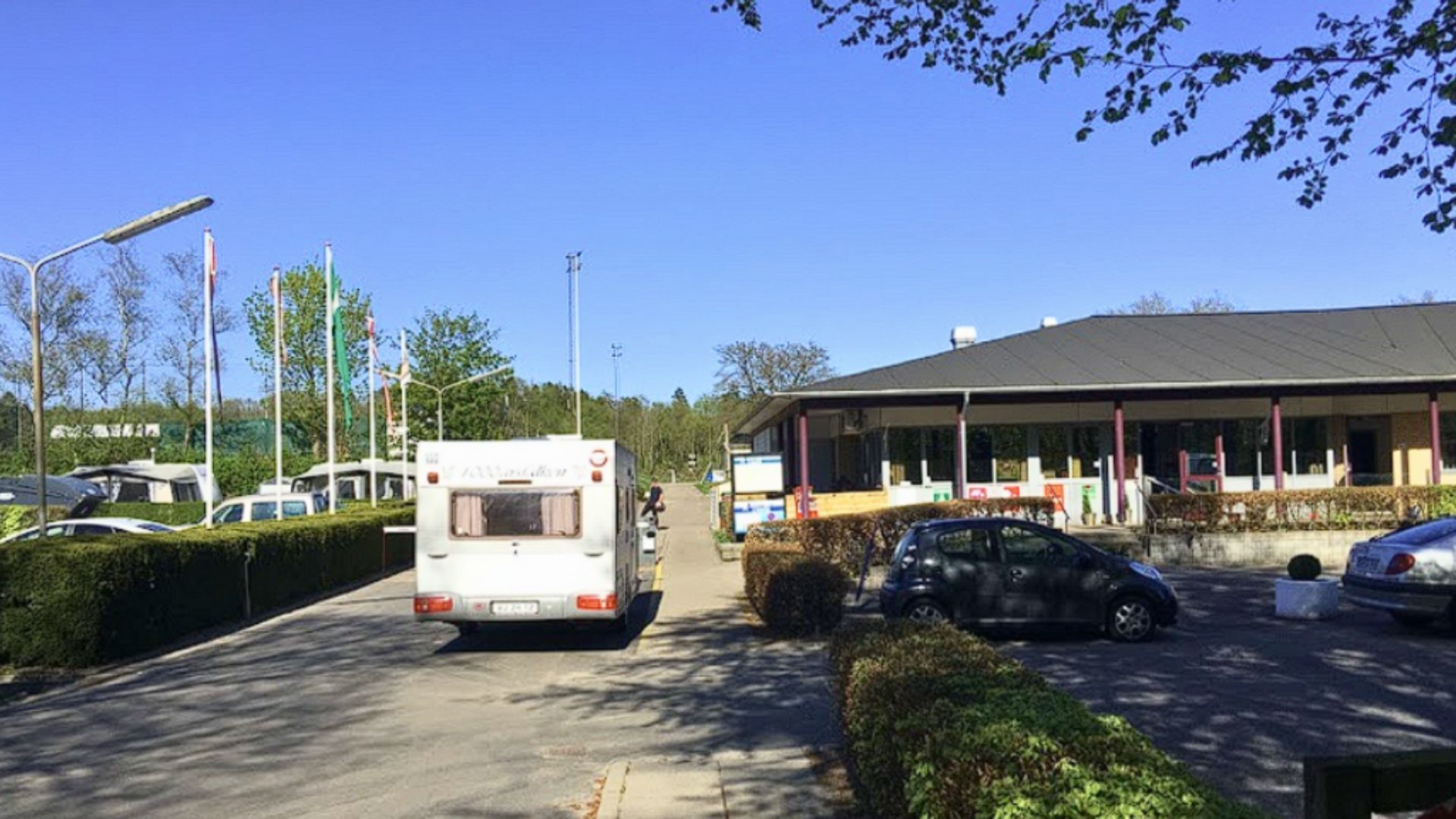 Tjek in med campingvogn hos Give Camping