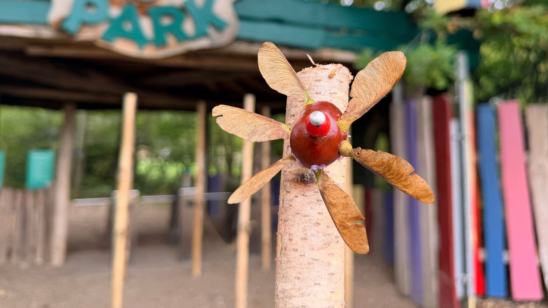 Herbstfigur zum Basteln in den Herbstferien im WOW PARK Billund