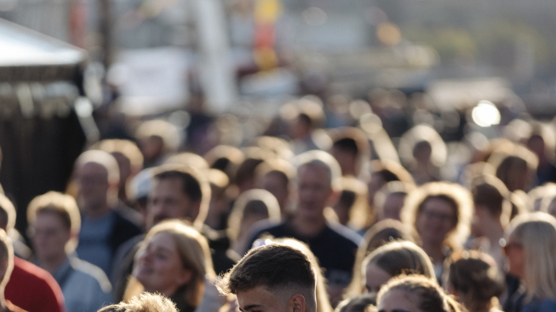 Festive atmosphere at the harbour in Vejle during Vejle Fjordfestival