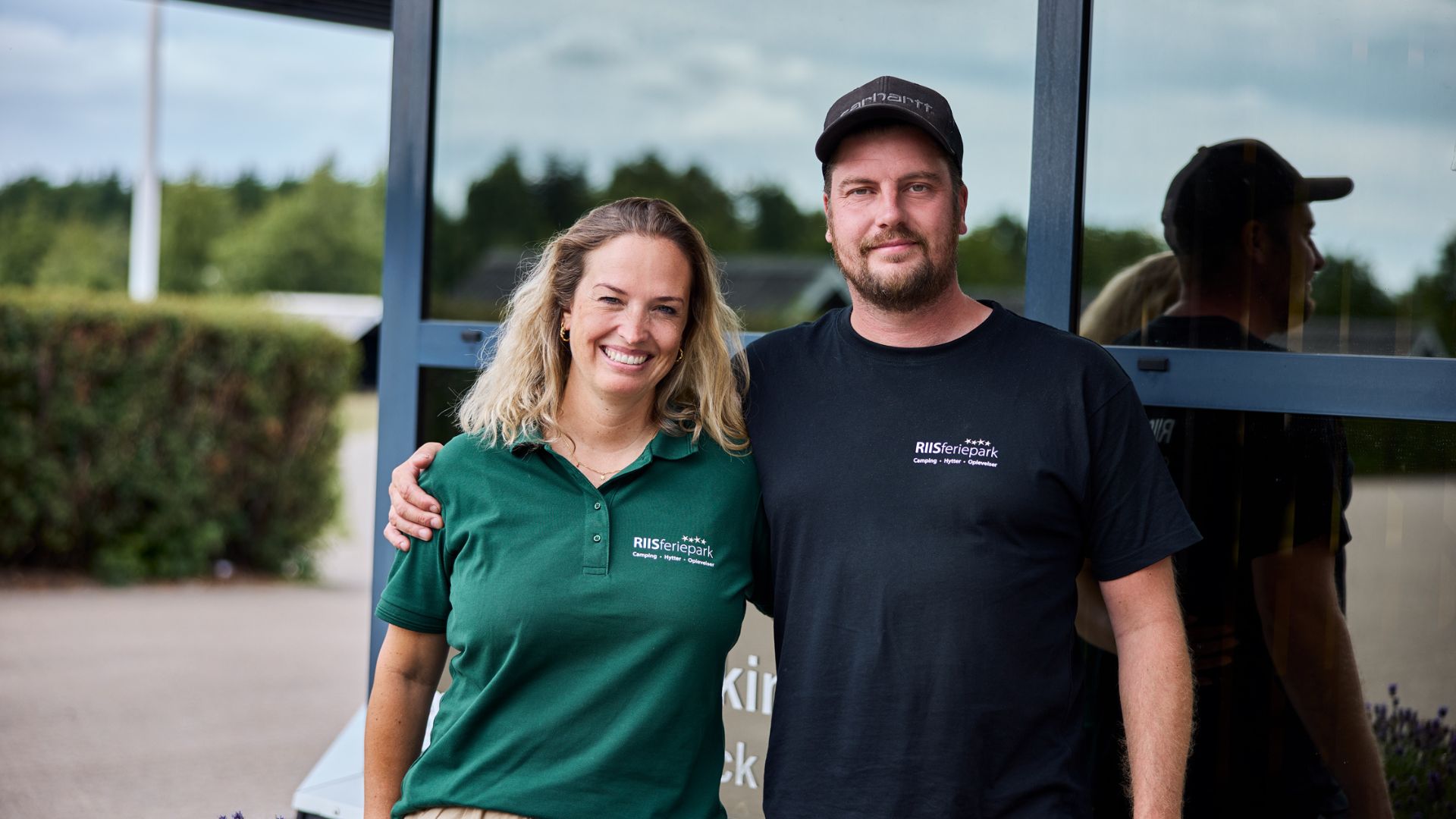 Die Eigentümer des Riis Ferieparks in Give in der Nähe von Vejle.