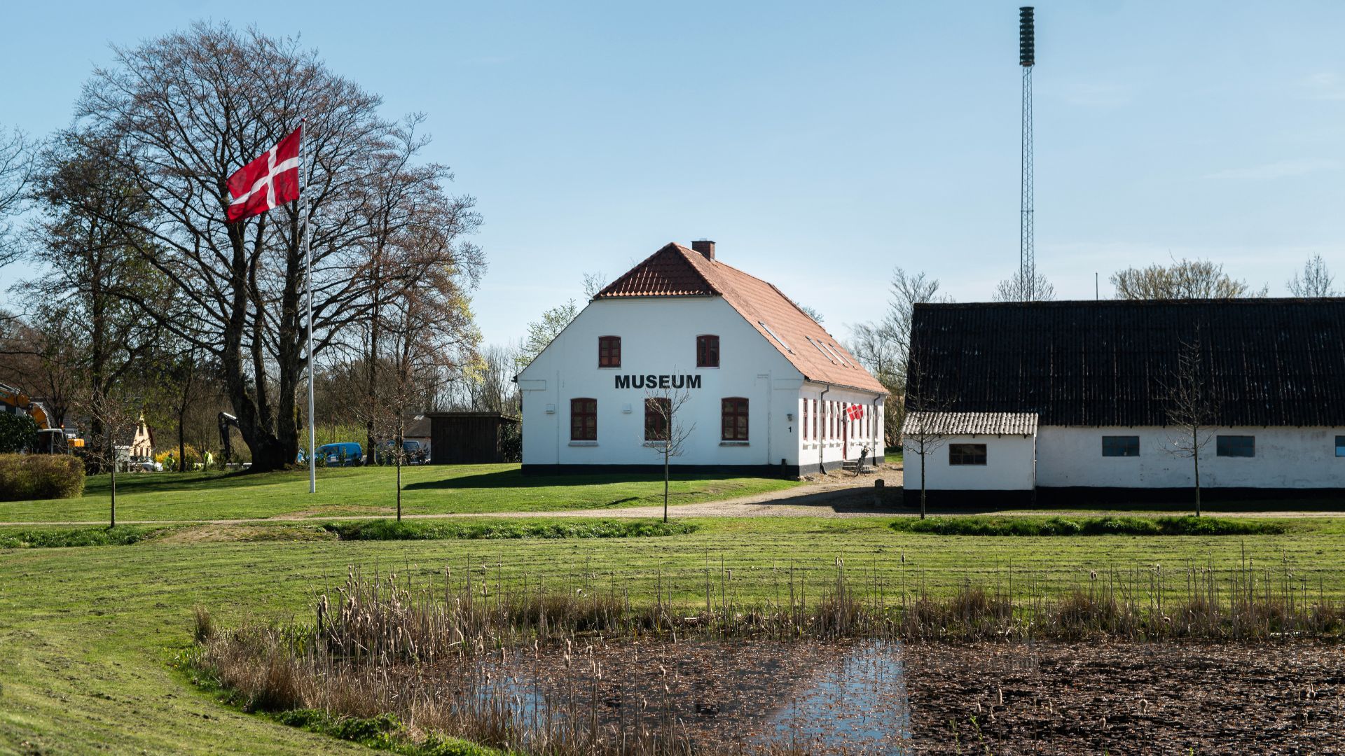 Das Egtved Museum in der Nähe von Vejle von außen gesehen