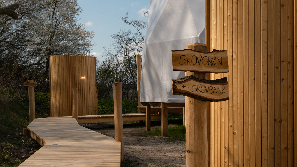 The Pacific Domes "Fjordboblerne", Mariager Camping