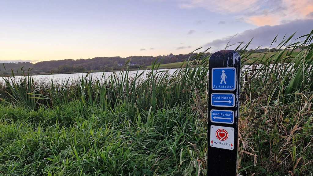 Fyrkatstien, Hobro to Fyrkat (2,6 km)