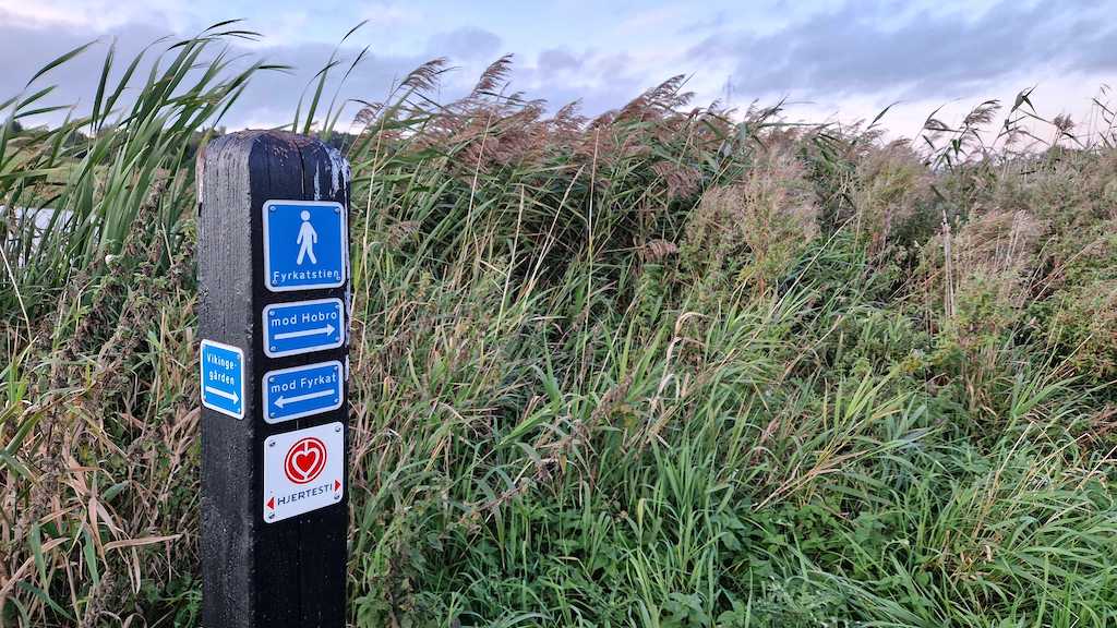 Fyrkatstien, Hobro to Fyrkat (2,6 km)