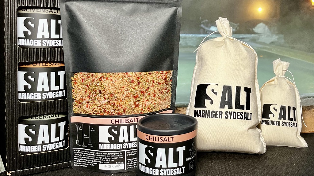 The salt shop at Mariager Saltcenter