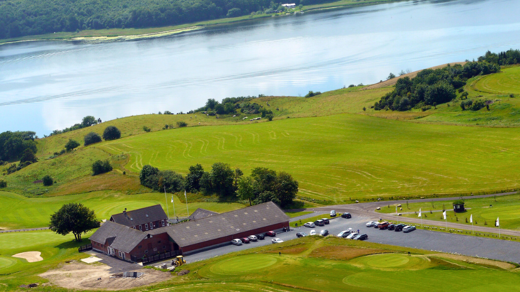 Camper site at Hobro Golfklub