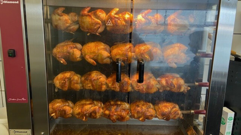 Grilled chickens, Havnens Oase