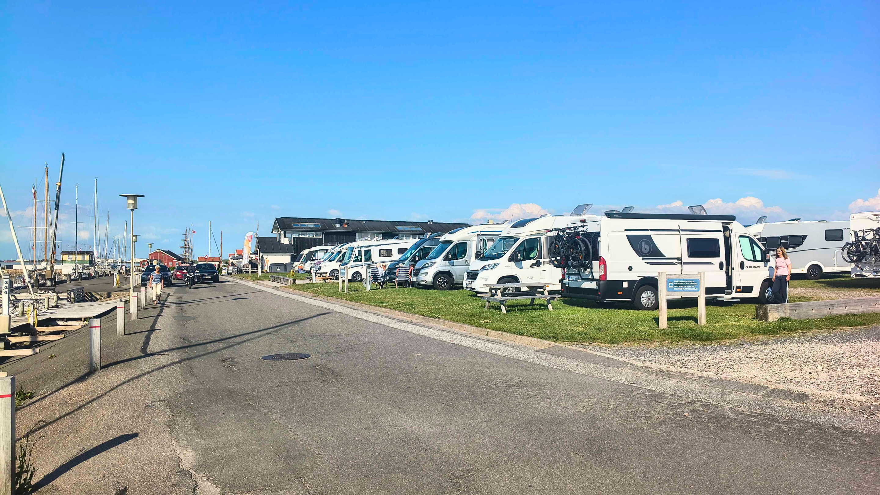 Camper site at Løgstør Harbor
