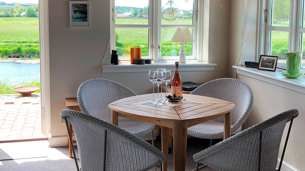 Holmriis B&B view of the river