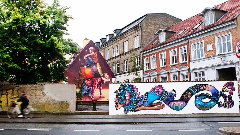Street art - Fintan Magee - Sankt Hans Gade 4