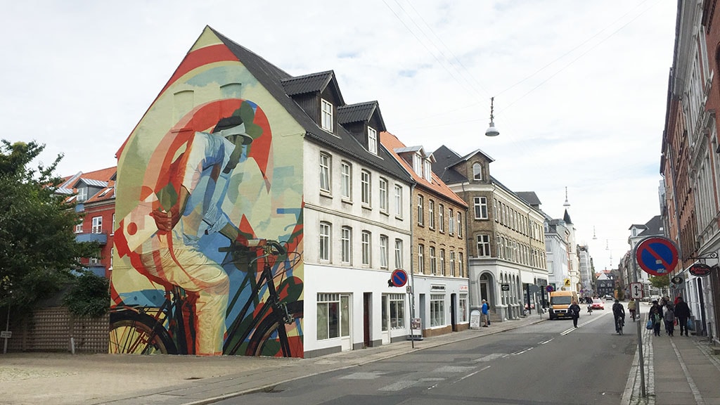 Streetart - RATUR & SCKARO - A Trip in Time - Danmarksgade 29