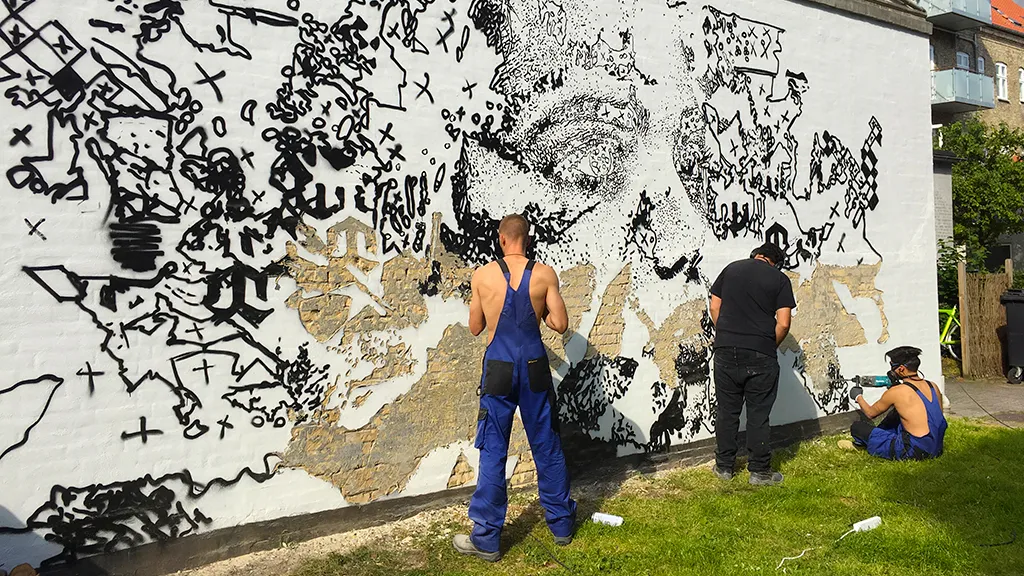 Vhils Scratching The Surface - Work