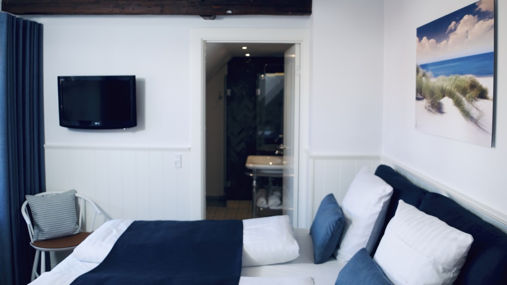 Værelse på Plesners Badehotel