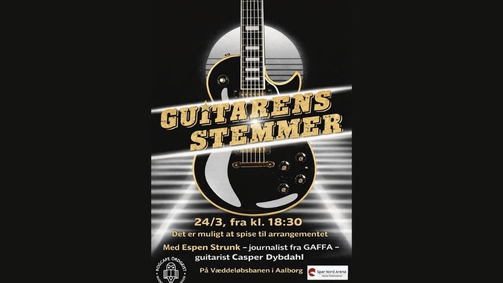 en dialog-koncert med guitarist, komponist og producer Casper Dybdahl og GAFFA rock journalisten Esben Strunk!